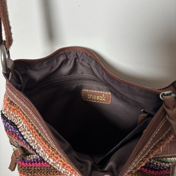 The Sak Lucia Crochet Crossbody Bag Women's Small Excellent Condition - Picture 11 of 16